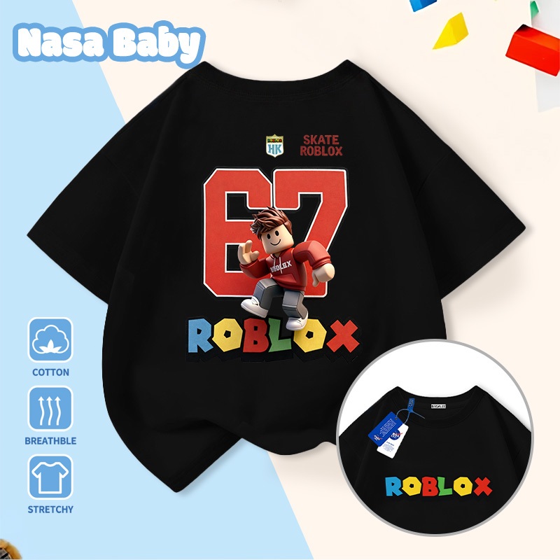 🔥Xu hướng hot 2026🔥 Áo thun trẻ em NASA, họa tiết bộ sáu bảy, 100% cotton, Unisex, giao hàng ngay