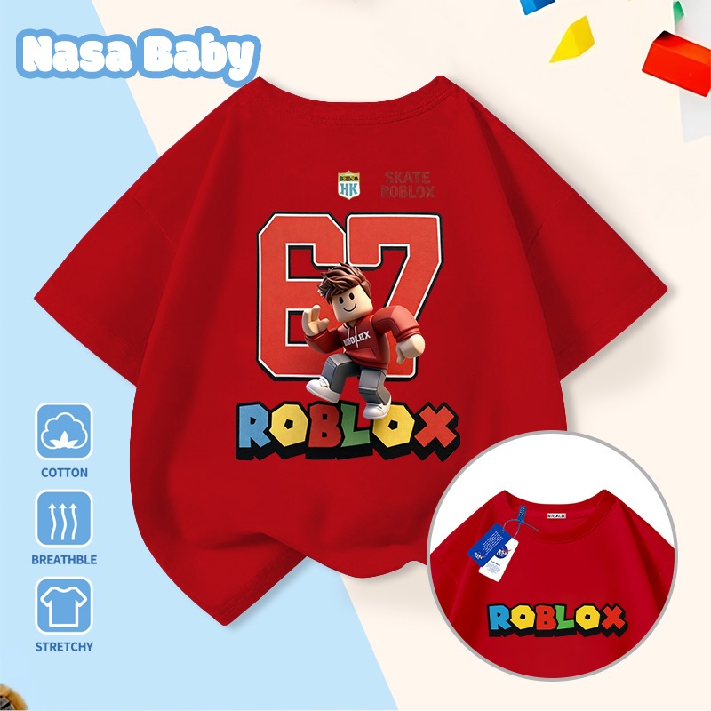 🔥Xu hướng hot 2026🔥 Áo thun trẻ em NASA, họa tiết bộ sáu bảy, 100% cotton, Unisex, giao hàng ngay