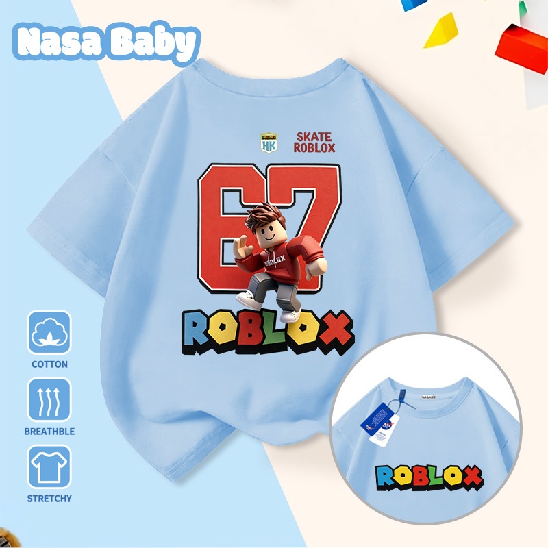 🔥Xu hướng hot 2026🔥 Áo thun trẻ em NASA, họa tiết bộ sáu bảy, 100% cotton, Unisex, giao hàng ngay