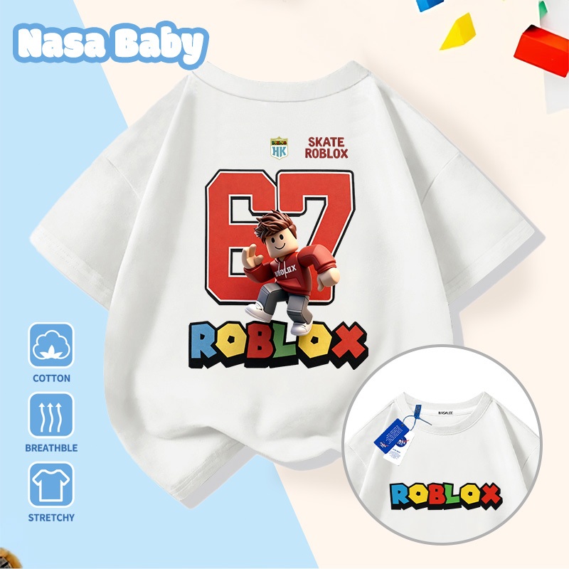 🔥Xu hướng hot 2026🔥 Áo thun trẻ em NASA, họa tiết bộ sáu bảy, 100% cotton, Unisex, giao hàng ngay