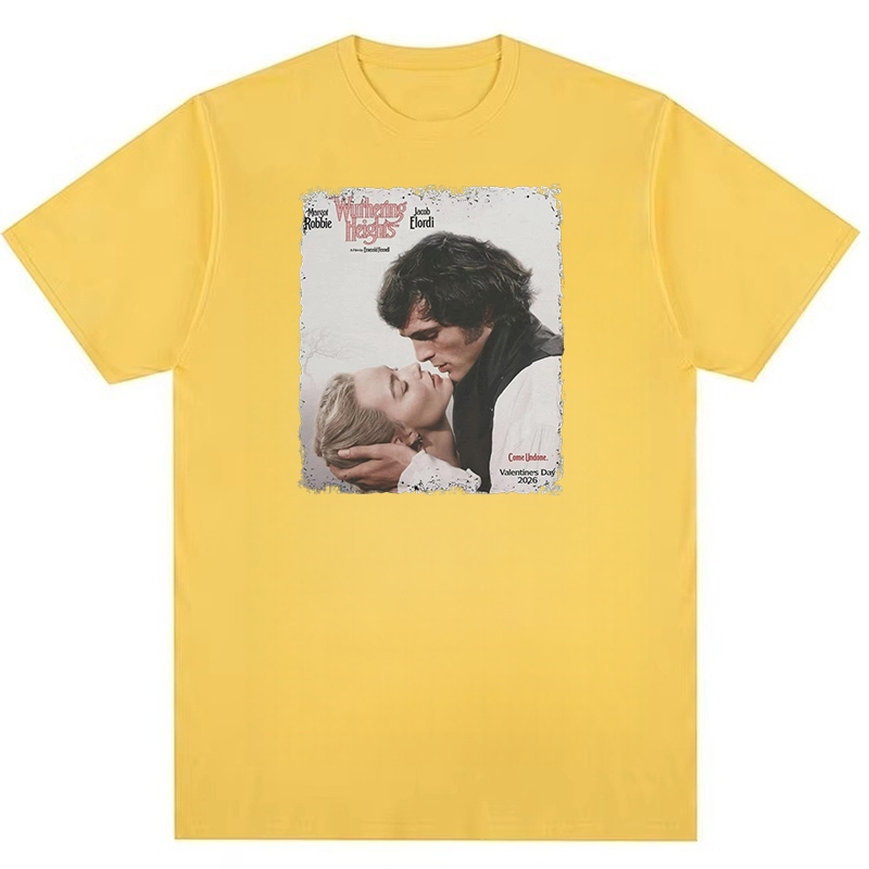 Áo thun cotton nguyên chất thiết kế Wuthering Heights, phù hợp cả nam và nữ