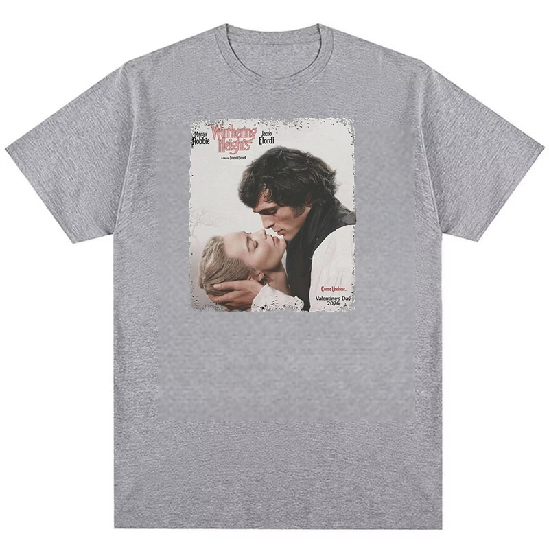 Áo thun cotton nguyên chất thiết kế Wuthering Heights, phù hợp cả nam và nữ