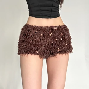 K Lauren Quần Ngắn Gợi Cảm Thời Trang Mùa Hè Hàn Quốc, Cổ Chữ V và Dây Vest Hông V