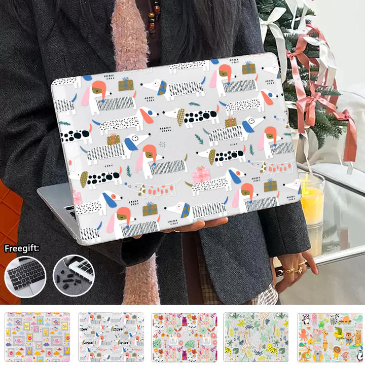Ốp In Hình Hình Động Vật Cho 2026 Macbook Air13 M5 A3449 Air15 M5 A34448 Pro14 M5 Pro / Max A3434 A3427 Air M4 A3240 A3241 Pro14 M4 M3 Air M1 A2337 Pro13 M1 M2 Air13.6 M2 M3