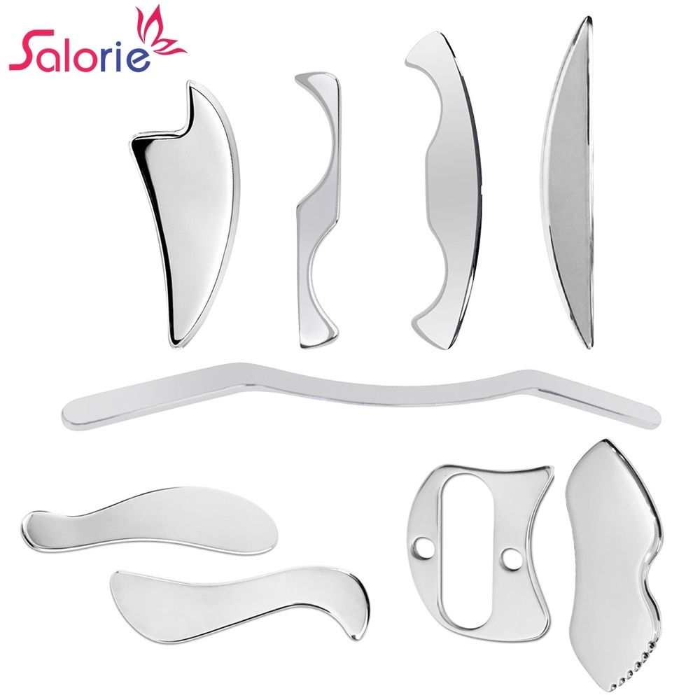 Salorie Dụng Cụ Mát Xa Cơ Bắp Bằng Thép Không Gỉ Kèm Túi Đựng