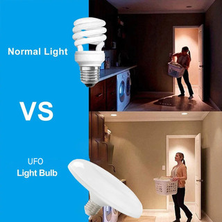E27 Bóng Đèn LED Siêu Sáng 220V UFO LED Trắng Lạnh Đèn 20W 30W 40W 60W 100W Chiếu Sáng Trong Nhà Cho Nhà Để Xe Nhà Bếp