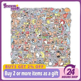 102 Chiếc Tom Và Jerry Miếng Dán Disney Hoạt Hình Decal Laptop Nhật Ký Trang Trí Chống Thấm Nước Miếng Dán