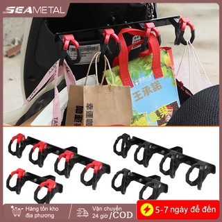 SEAMETAL Xe Máy E-Bike Móc Đôi Túi Hành Lý Móc Treo Đa Năng Mặt Trước Treo Sửa Đổi Móc Tổ Chức Động Cơ Phụ Kiện