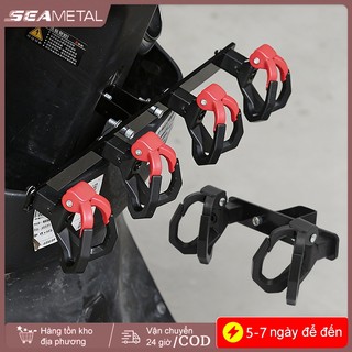 SEAMETAL Xe Máy E-Bike Móc Đôi Túi Hành Lý Móc Treo Đa Năng Mặt Trước Treo Sửa Đổi Móc Tổ Chức Động Cơ Phụ Kiện