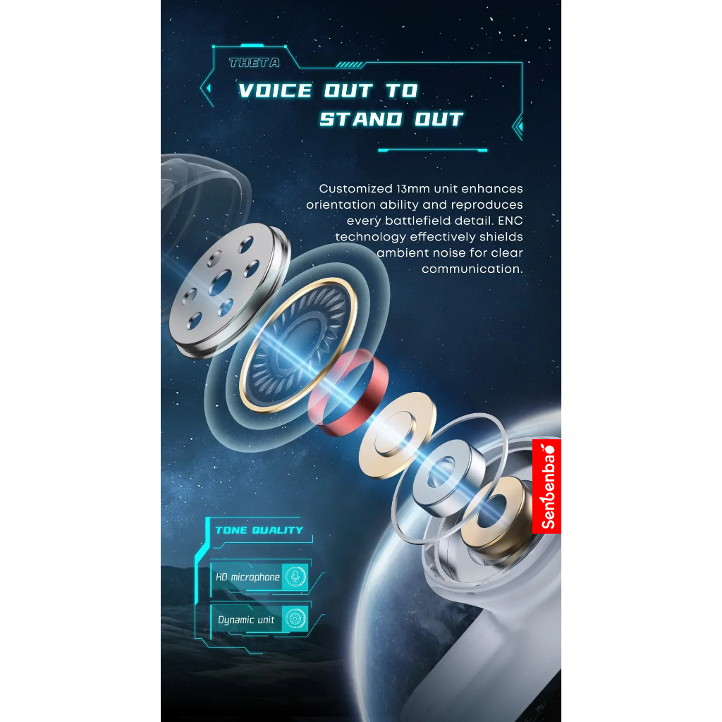 Tai nghe Mini SH-98 Tai nghe không dây Bluetooth Tai nghe chơi game Hifi Tai nghe kinh doanh có mic cho điện thoại