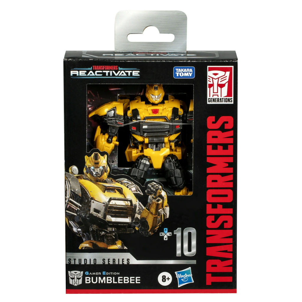 Transformers Studio Series Deluxe Class Kích hoạt lại 10 Game thủ Phiên bản Bumblebee Nhân vật hành động F8764