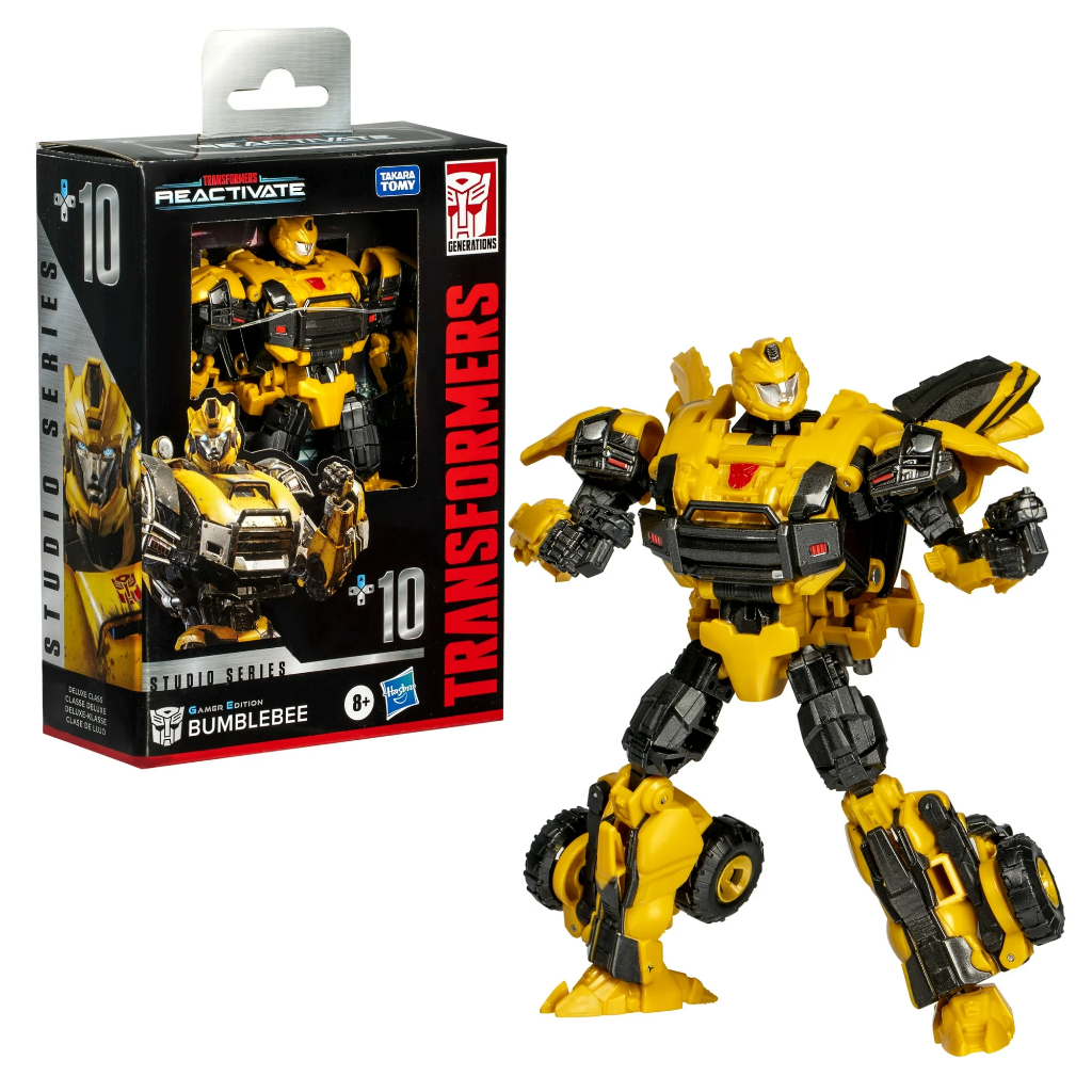 Transformers Studio Series Deluxe Class Kích hoạt lại 10 Game thủ Phiên bản Bumblebee Nhân vật hành động F8764