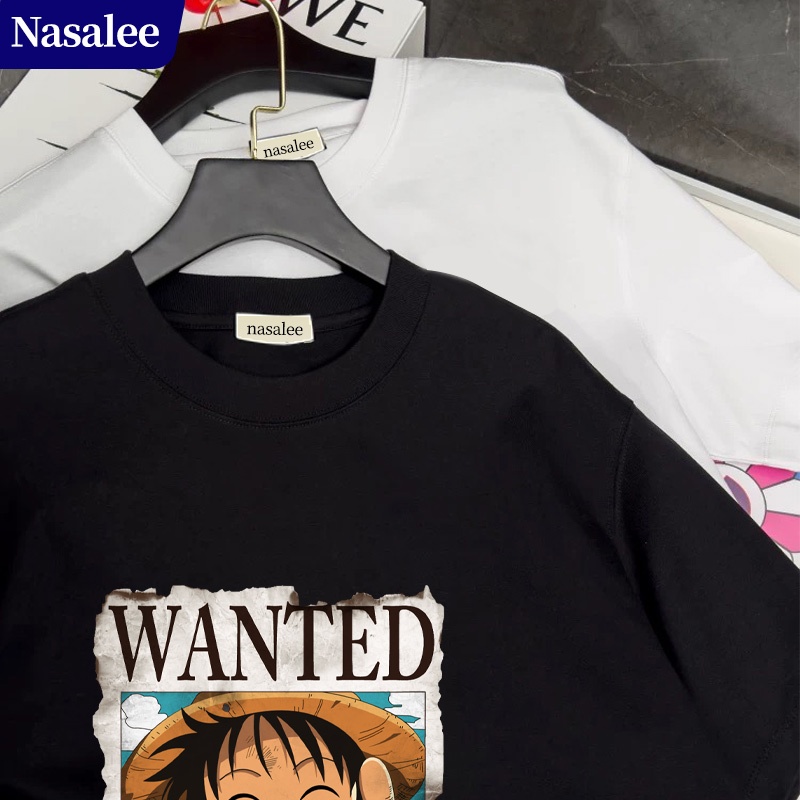 Áo thun One Piece Luffy Zoro, áo thun tay ngắn rộng rãi mùa hè unisex, thời trang và phụ kiện anime.