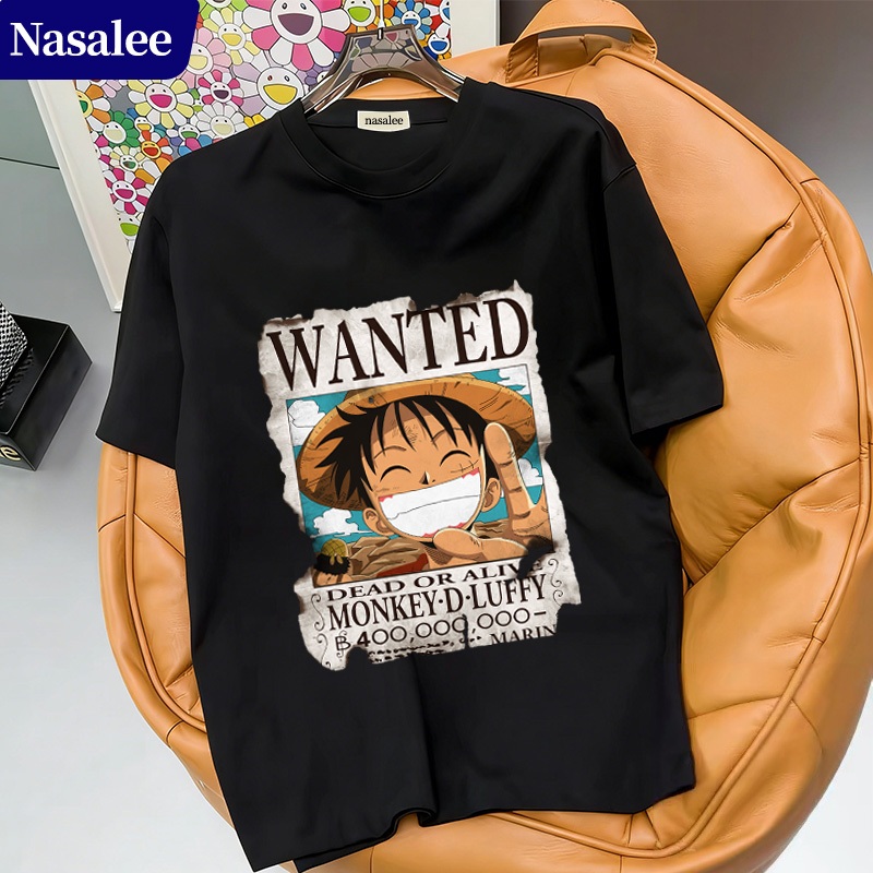 Áo thun One Piece Luffy Zoro, áo thun tay ngắn rộng rãi mùa hè unisex, thời trang và phụ kiện anime.