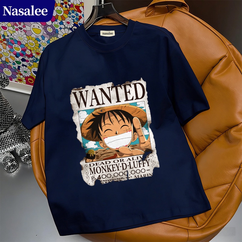 Áo thun One Piece Luffy Zoro, áo thun tay ngắn rộng rãi mùa hè unisex, thời trang và phụ kiện anime.