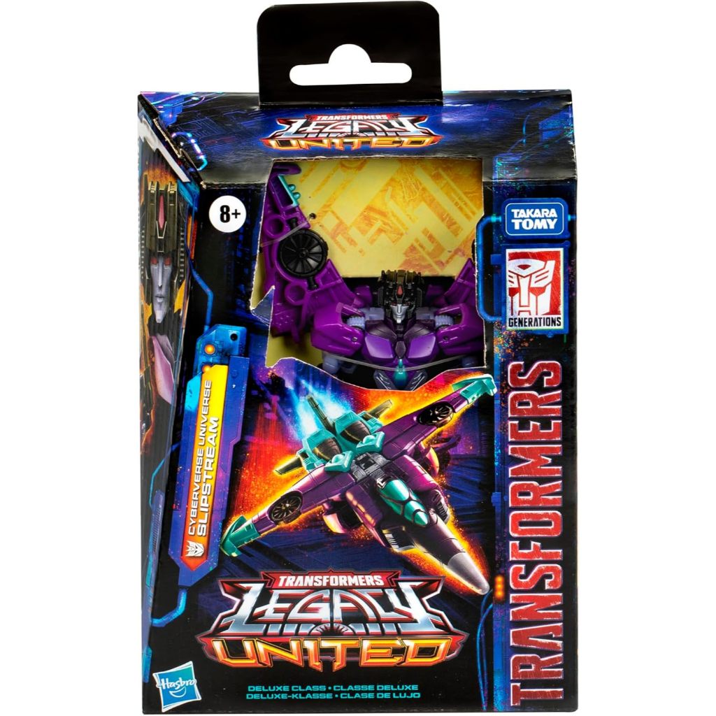 Transformers Legacy United Deluxe Class Cyberverse Universe Slipstream, Nhân vật hành động chuyển đổi 5,5 inch F8534