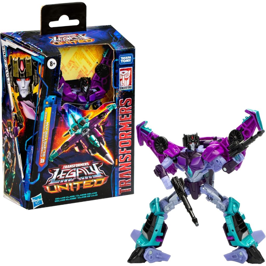 Transformers Legacy United Deluxe Class Cyberverse Universe Slipstream, Nhân vật hành động chuyển đổi 5,5 inch F8534