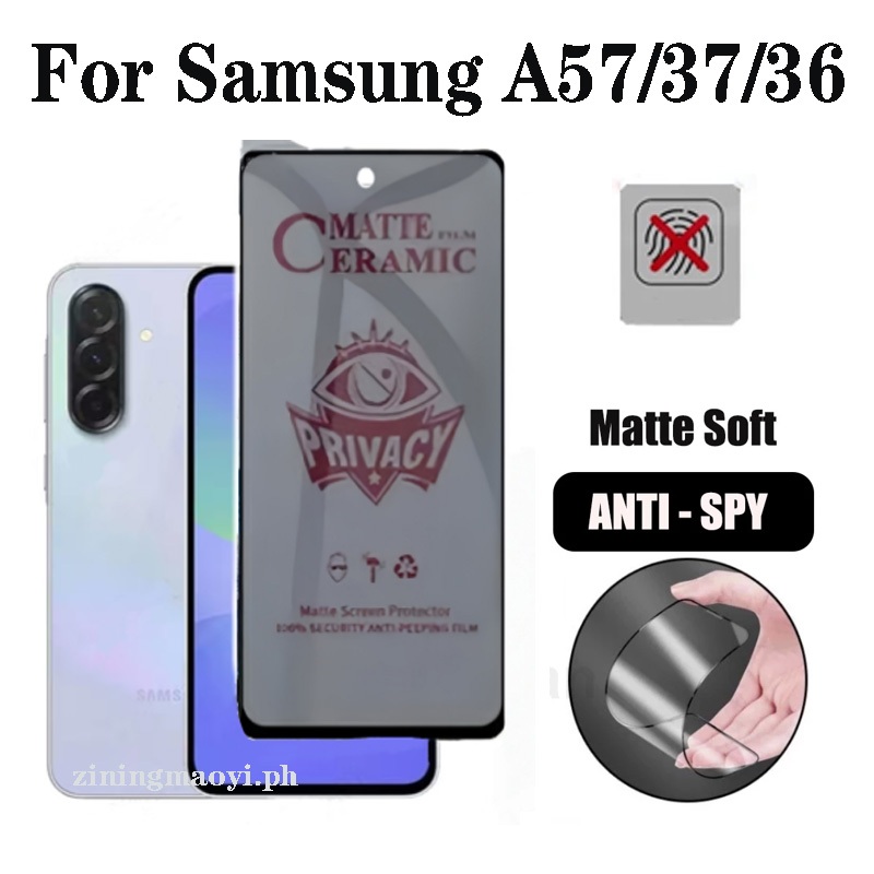 Ốp điện thoại di động chống rơi 4in1 Samsung Galaxy A57 A37 cho Samsung Galaxy A07 A17 A56 A26 A36 A16 A06 A05 A05S Phim riêng tư + phim ống kính + phim mặt sau