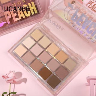 Bảng phấn mắt UCANBE Alomand Peach – 15 màu hồng nâu ấm, matte lì & nhũ – ngày càng cuốn