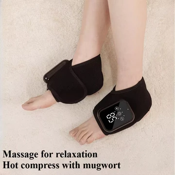 Massage mắt cá chân Máy mát xa mắt cá chân Giảm đau, Quấn nẹp mắt cá chân sưởi ấm, 3 nhiệt & 3 rung, Tấm sưởi ấm mắt cá chân cho trái phải