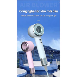 Máy sấy tóc tốc độ cao Ion âm (Mua giá gốc Nhận 1 quạt nhỏ cầm tay miễn phí, tham gia vào các hoạt động giảm giá Không miễn phí)