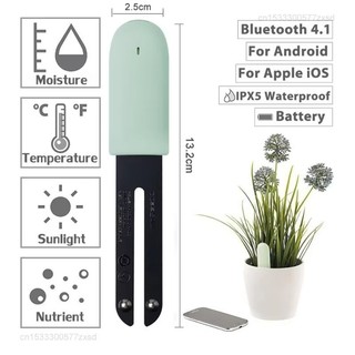 Phiên bản toàn cầu Xiaomi Mi Flora Monitor Cây kỹ thuật số Chăm sóc hoa cỏ Đèn nước đất Cảm biến kiểm tra thông minh cho sân vườn