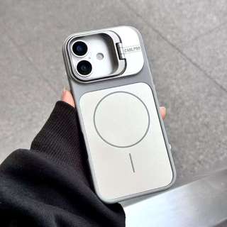 Dành Cho iPhone 16 Pro Max 16 16 Plus 16 Pro Vỏ Điện Thoại AG Giá Đỡ Ống Kính TPU Từ Tính Đơn Giản Tích Hợp Chìa Khóa camera Chống Rơi Và Chống Sốc Vỏ Bảo Vệ Điện Thoại