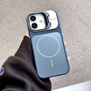 Dành Cho iPhone 15 Pro Max 11 12 Pro Max 14 Pro 15 Plus 11 Pro Max 12 13 Pro Max Vỏ Điện Thoại AG Giá Đỡ Ống Kính Hút Từ TPU Đơn Giản Chống Rơi Và Chống Sốc Vỏ Bảo Vệ Điện Thoại