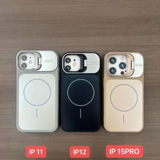 Dành Cho iPhone 15 Pro Max 11 12 Pro Max 14 Pro 15 Plus 11 Pro Max 12 13 Pro Max Vỏ Điện Thoại AG Giá Đỡ Ống Kính Hút Từ TPU Đơn Giản Chống Rơi Và Chống Sốc Vỏ Bảo Vệ Điện Thoại