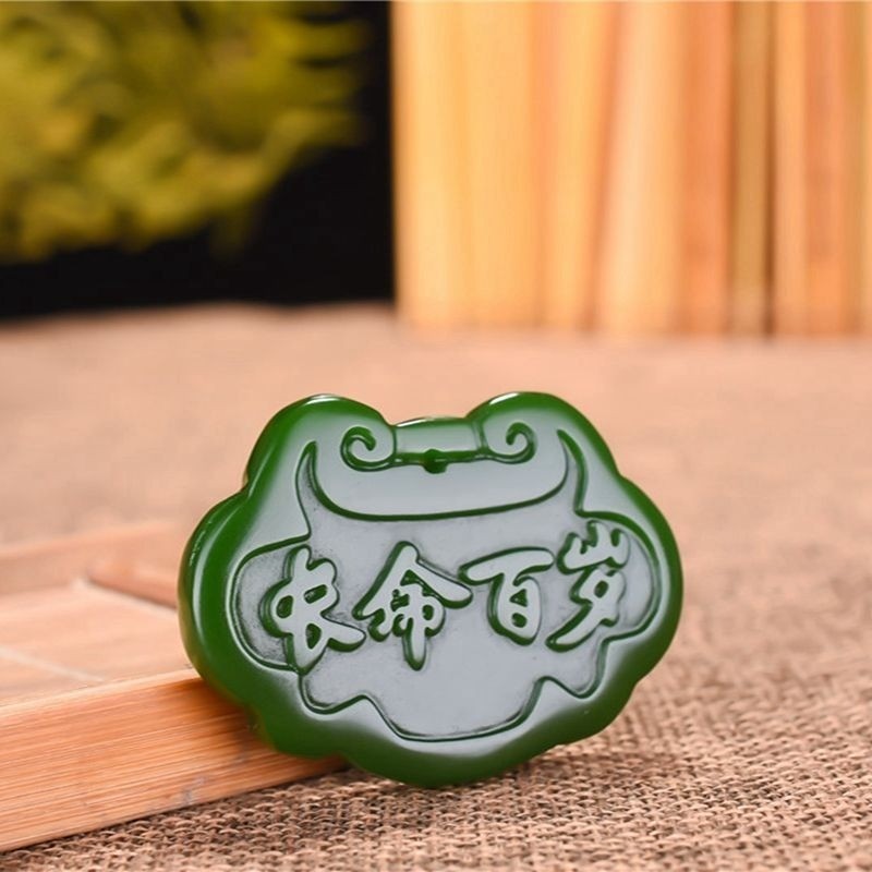 Spinner Mặt Dây Chuyền Hình Hoa Sen Màu Xanh Lá Phong Cách Giàu Có Dễ Phối Đồ