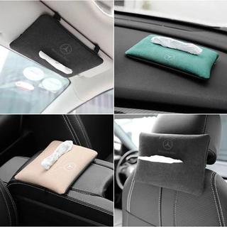 Thích hợp cho túi dây rút hộp đựng khăn giấy ô tô Mercedes-Benz E300L / C260L / GLC / A-Class GLE S-Class Đồ dùng nội thất