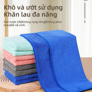 SEAMETAL Microfiber Khăn Rửa Xe Mật Độ Cao Thấm Hút Vải Lau Xe Chi Tiết Cửa Sổ Kính Chống Trầy Xước Khăn Lau 350GSM