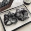 Cà vạt tóc hai lớp phong cách Hàn Quốc, chất liệu organza và zircon, ngọt ngào cho nàng