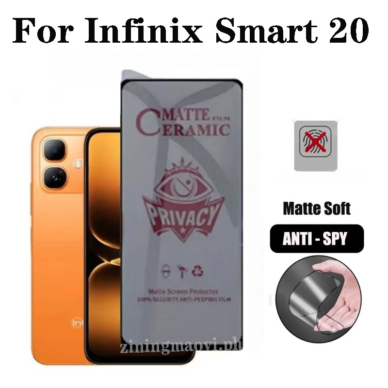 4in1 Infinix Smart 20 Ốp Điện Thoại Di Động Chống Rơi Cho Smart10 9 9HD 10 Plus Note 60 60ProTempered glass Film + lens Film + back Film + Phone Case