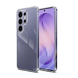 Thích hợp cho Samsung S26 S26 + Samsung S26Ultra Túi khí trong suốt siêu mỏng Vỏ silicon tản nhiệt chống sốc