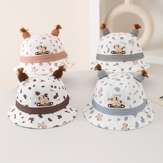 Mũ giải trí trẻ em cho bé trai và bé gái Mũ xô có họa tiết ngựa hoạt hình 3D Thích hợp cho bé 6-24 tháng tuổi