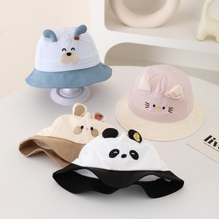 Mũ Giải Trí Trẻ Em Cho Bé Trai Và Bé Gái Mũ Xô Có Họa Tiết Hoạt Hình Thêu Thích Hợp Cho Bé 1-3 Tuổi