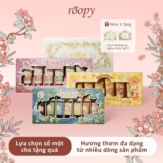 [Hộp quà cao cấp] Roopy Hộp quà hợp tác giới hạn Gấu Bơ / Sanrio | Hương thơm pha chế riêng từ thành phần tự nhiên | Bộ sưu tập dưỡng da tay và móng thơm | Quà tặng sinh nhật / Valentine / 8/3 / Lễ Tết / Tốt nghiệp dành cho cả nam và nữ
