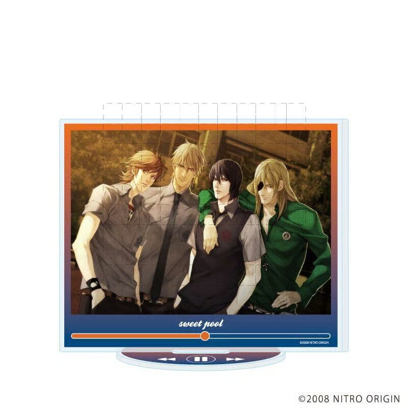 NITRO CHiRAL DRAMAtical Murder Doujin / Fanmade Aoba / Sei Muko Akihito Kohaku Acrylic Đứng Móc Khóa