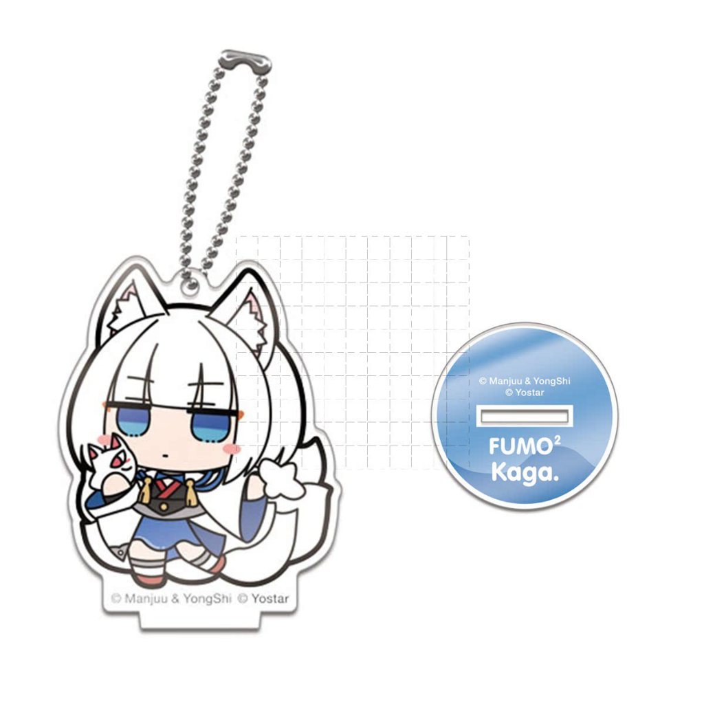 Azur Lane Chibi Yorktown Neo Nagato Shinano Quạt Acrylic Đứng Hình Trò Chơi Anime Merch