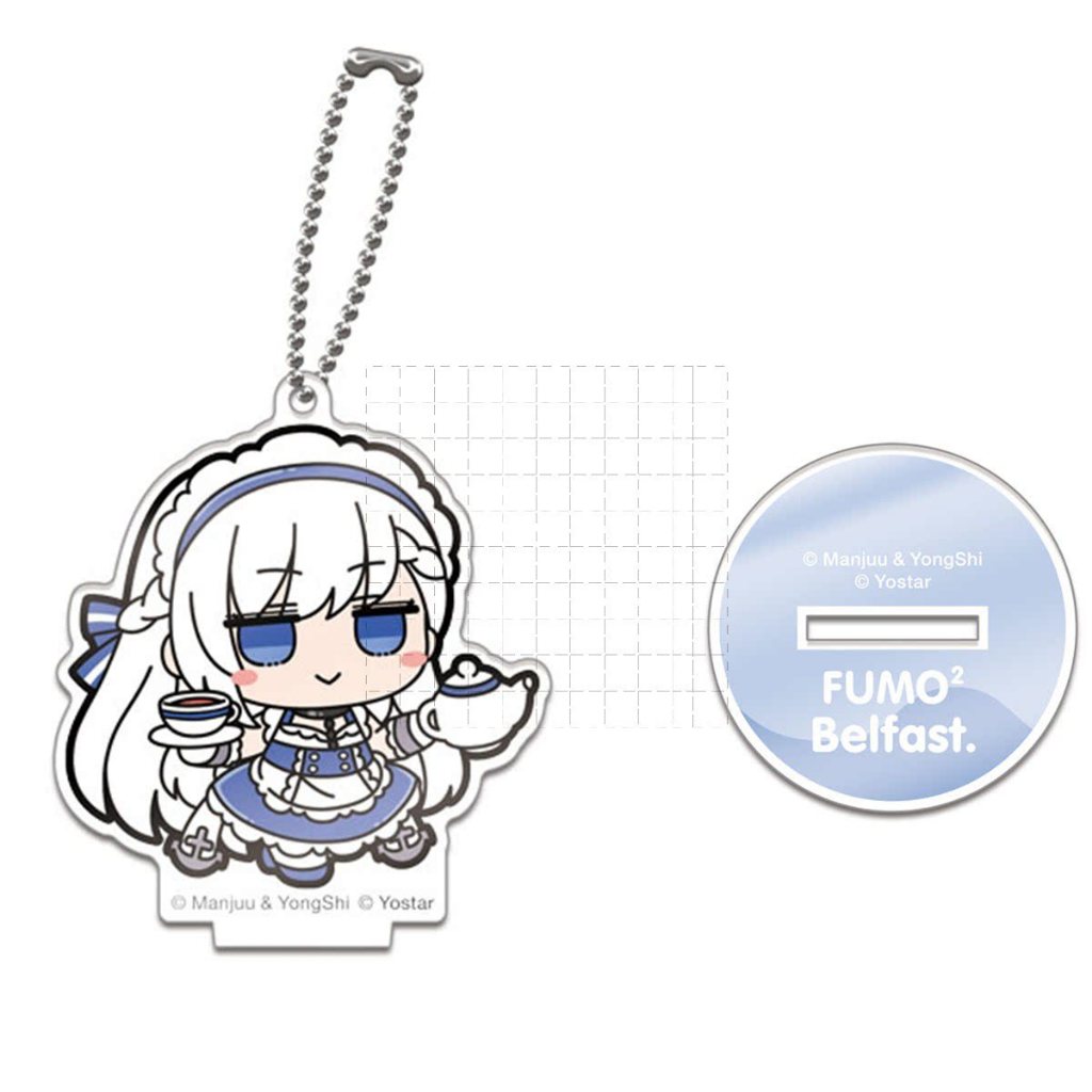 Azur Lane Chibi Yorktown Neo Nagato Shinano Quạt Acrylic Đứng Hình Trò Chơi Anime Merch