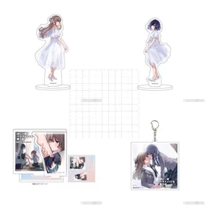 Shu ni Ichido Classmate wo Kau Hanashi Sendai Hazuki Acrylic Đứng & Móc Khóa Bộ Anime Merch