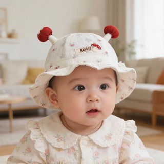 Mũ Giải Trí Trẻ Em Cho Bé Trai Và Bé Gái Mũ Xô Có Họa Tiết Nấm Nhỏ Thích Hợp Cho Bé 6-24 Tháng Tuổi