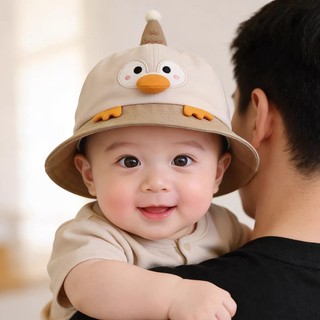 Mũ giải trí trẻ em cho bé trai và bé gái Mũ xô có họa tiết hoạt hình 3D Thích hợp cho bé 6-24 tháng tuổi
