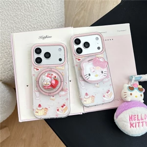 Ốp điện thoại iPhone 17 Pro max 16 Pro max Sweet tráng miệng họa tiết mèo TPU materia IMD