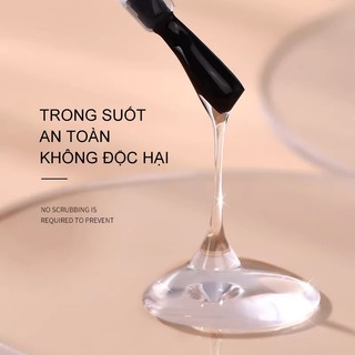 Gel chức năng nghệ thuật làm móng, áo lót đế siêu chắc, áo khoác lấp lánh, chống trầy xước, chống mài mòn, lâu trôi, siêu sáng bóng, không nâng hoặc nứt nẻ