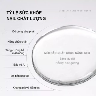 Gel chức năng nghệ thuật làm móng, áo lót đế siêu chắc, áo khoác lấp lánh, chống trầy xước, chống mài mòn, lâu trôi, siêu sáng bóng, không nâng hoặc nứt nẻ