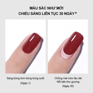 Gel chức năng nghệ thuật làm móng, áo lót đế siêu chắc, áo khoác lấp lánh, chống trầy xước, chống mài mòn, lâu trôi, siêu sáng bóng, không nâng hoặc nứt nẻ