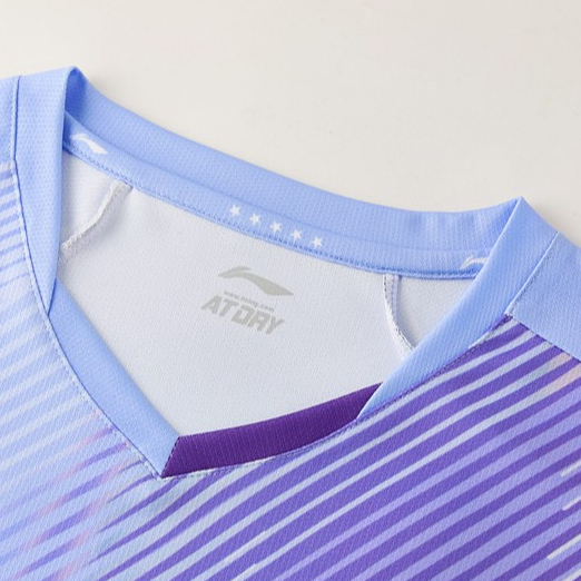 Áo sơ mi thể thao khô nhanh Li Ning, áo sơ mi ngắn tay tập luyện thi đấu nam và nữ