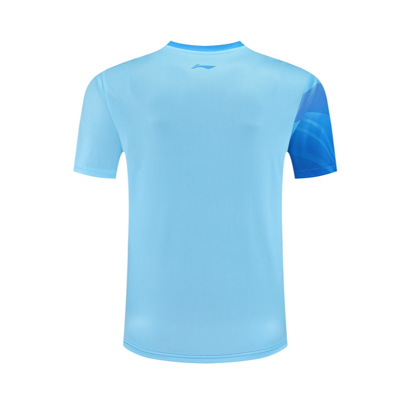 Bộ đồ tập luyện thi đấu bóng bàn Li Ning tay ngắn, khô nhanh